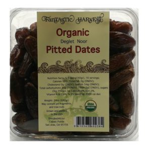 Fantastic Harvest Organic Pitted Deglet Noor Date 24Oz 682Gr