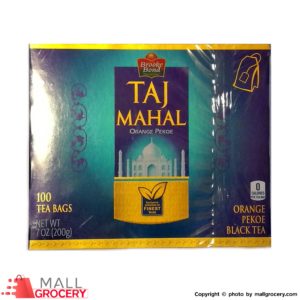 Brooke Bond Taj Mahal-Orange Pekoe 100 Tea Bags 7 Oz