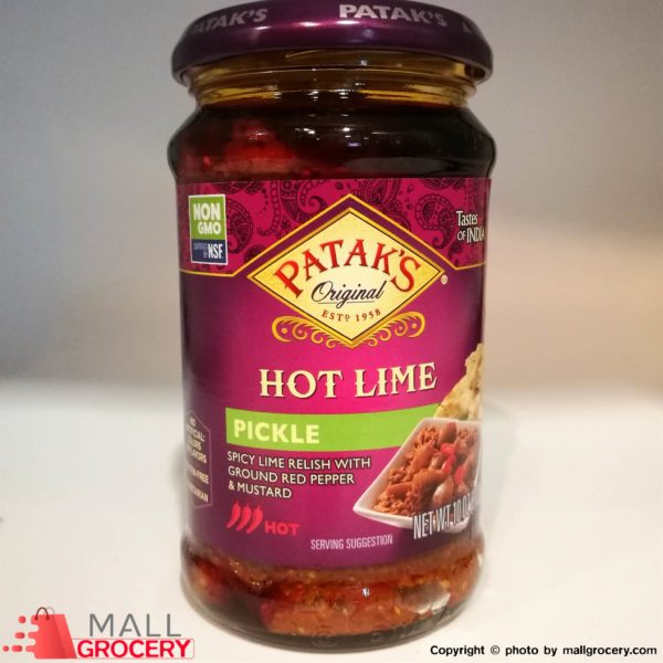 Patak s-Hot Lime Pickle Mustard 10 Oz 28