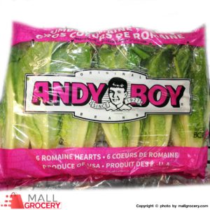 Andy Boy-Lettuces 6 Romaine Hearts 48.4 Oz 1370 Gr