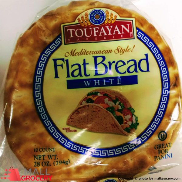 Toufayan-Flat Bread White 5 Number 28 Oz