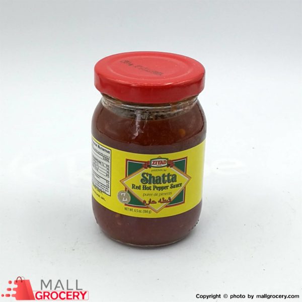 Ziyad Premium-Shatta Red Hot Pepper Sauce 6.5 Oz 184 Gr