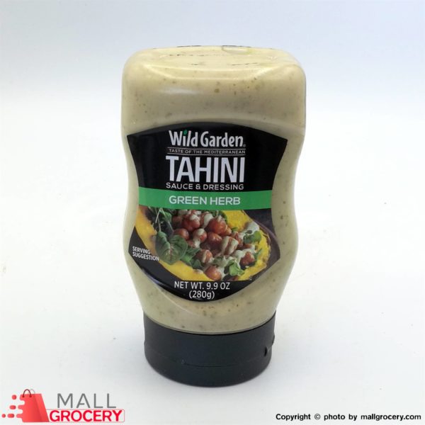 Wild Garden-Tahini Sauce Dressing - Green Herb 9.9 Oz 280 Gr