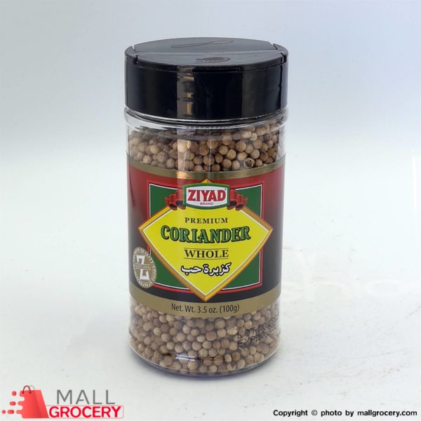 Ziyad Premium-Coriander Whole 3.5 Oz 100 Gr