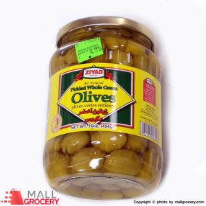 Ziyad-Pickled Whole Green Olives 16 Oz