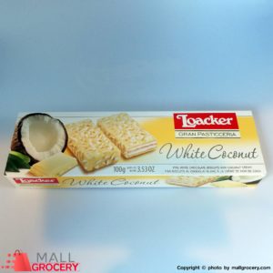 Loacker-White Coconut Biscuit 3.53 Oz 100 Gr