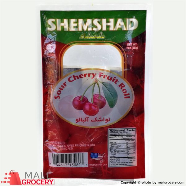 Shemshad-Sour Cherry Fruit Roll 2 Oz 58 Gr