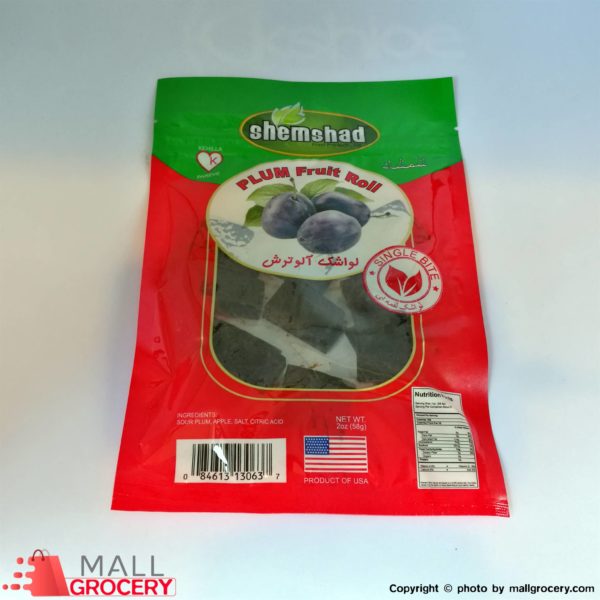 Shemshad-Plum Fruit Roll 2 Oz 58 Gr