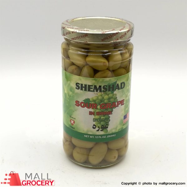 Shemshad-Sour Grape In Brine - Ghooreh 12 Oz 340 Gr