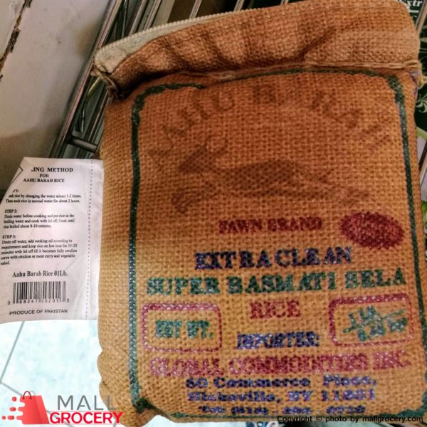 Aahu Barah-Basmati Sela Rice 1 Lb