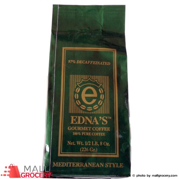 Edna S Gourmet Coffee 100-Pure Coffee 8 Oz