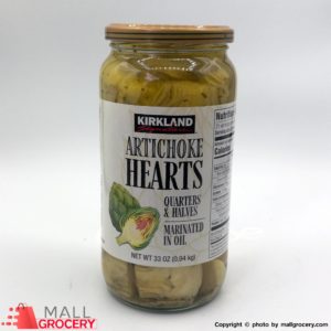 Kirkland-Artichoke Hearts Quarters Halves - Marinated In Oil 33 Oz 940 Gr