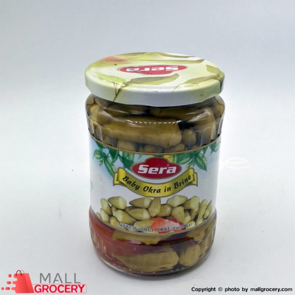 Sera-Baby Okra In Brine 19 Oz 550 Gr