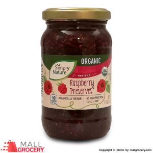 Simply Nature-Organic Raspberry Preserves 11 Oz 312 Gr