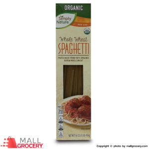 Simply Nature-Organic Whole Wheat Spaghetti 16 Oz 454 Gr