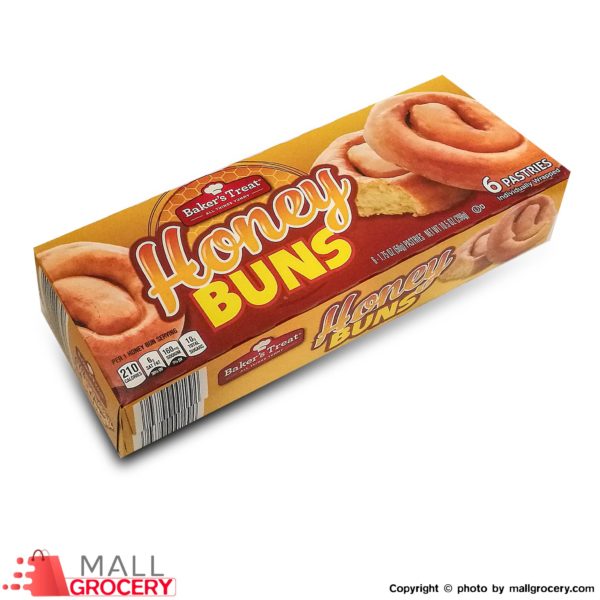 Baker s Treat-Honey Buns 6x1.75 Oz 50 Gr