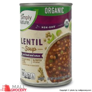 Simply Nature-Organic Lentil Soup 18.6 Oz 528 Gr