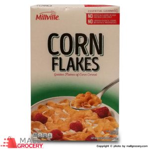 Millville-Corn Flakes Golden Flakes Of Corn Cereal 18 Oz 510 Gr