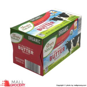 Simply Nature- Organic Salted Butter 4 Sticks 16 oz 454 g