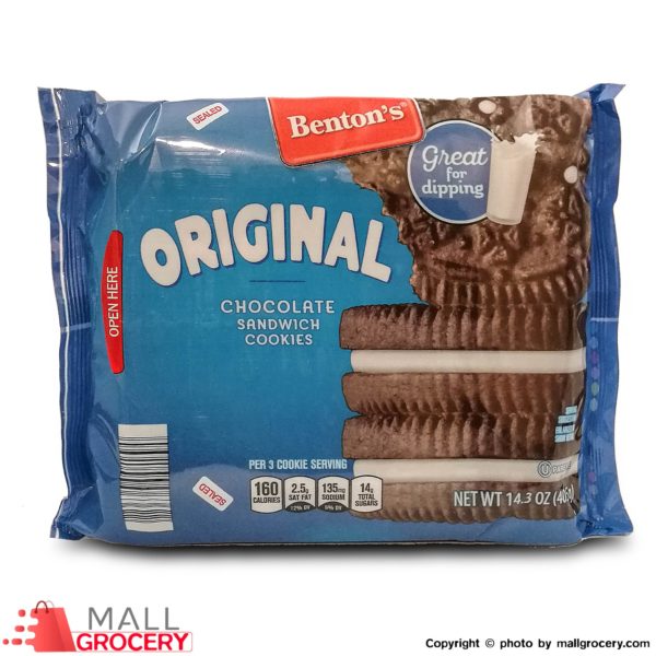Benton s-Original Chocolate Sandwich Creme Cookies 14.3 Oz 405 Gr