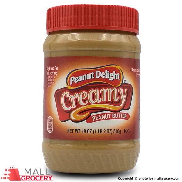 Peanut Delight-Creamy Peanut Butter 18 Oz 510 Gr