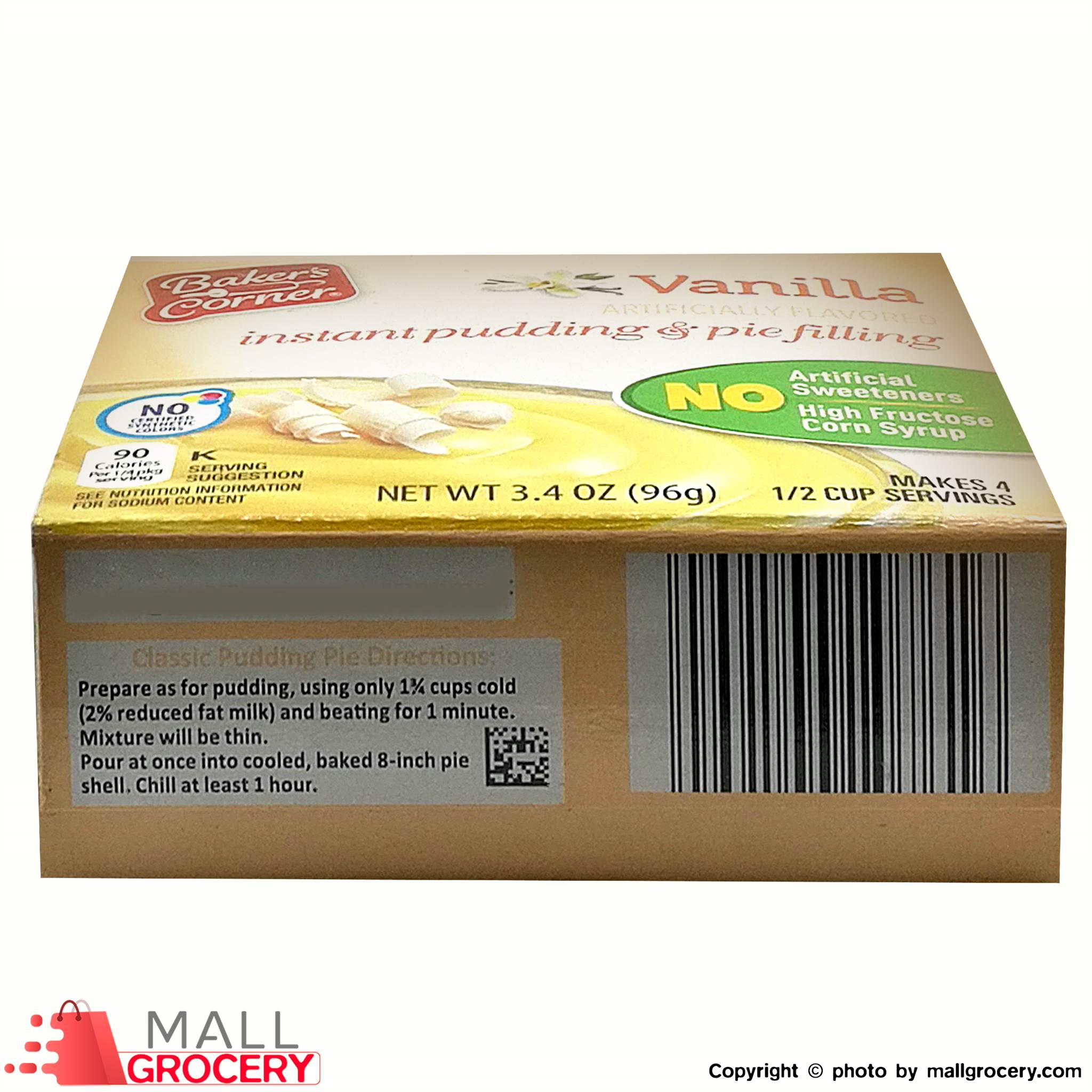 Baker s Corner-Vanilla instant pudding Pie Fil 3.4 Oz 96 Gr - Image 3