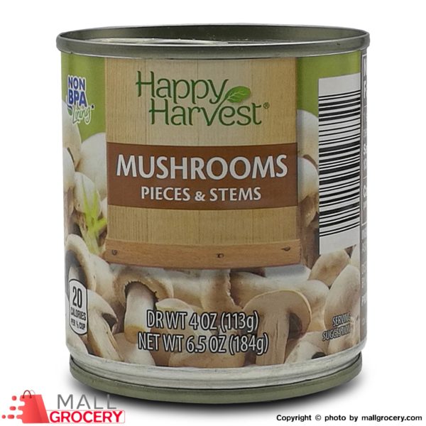 Happy Harvest-Mushrooms Pieces Stems 14 Oz 425 Gr