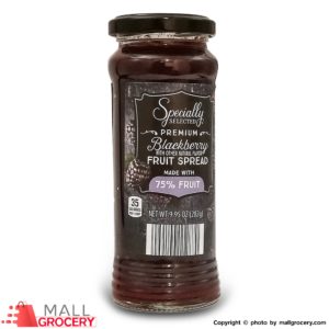 Specially Selected-Premium Blackberry Fruit Spread With 75 Fruit 9.95 Oz 282 Gr