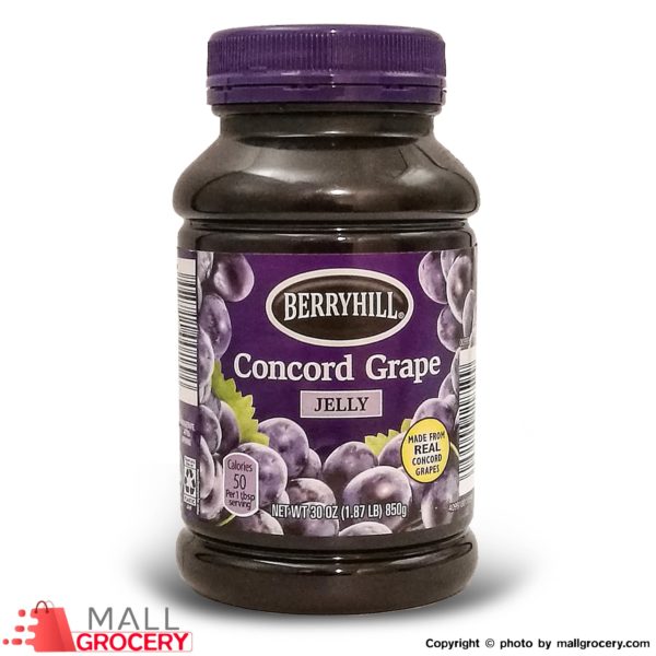 Berryhill-Concord Grape Jelly 30 Oz 850 Gr