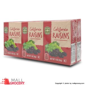 Southern Grove-California Raisins 6x1 Oz 28 Gr