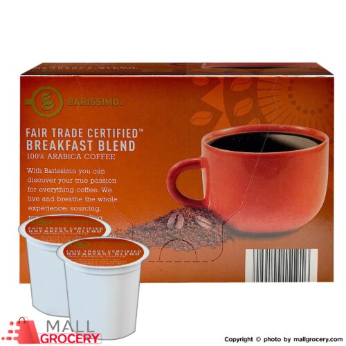Barissimo-Breakfast Blend Coffee 12x9.5 Gr Single Serve Cups 4 Oz 114 Gr