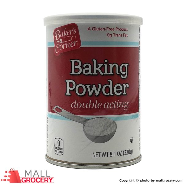 Baker s Corner-Baking Powder DOUBLE ACTING 8.1 Oz 230 Gr