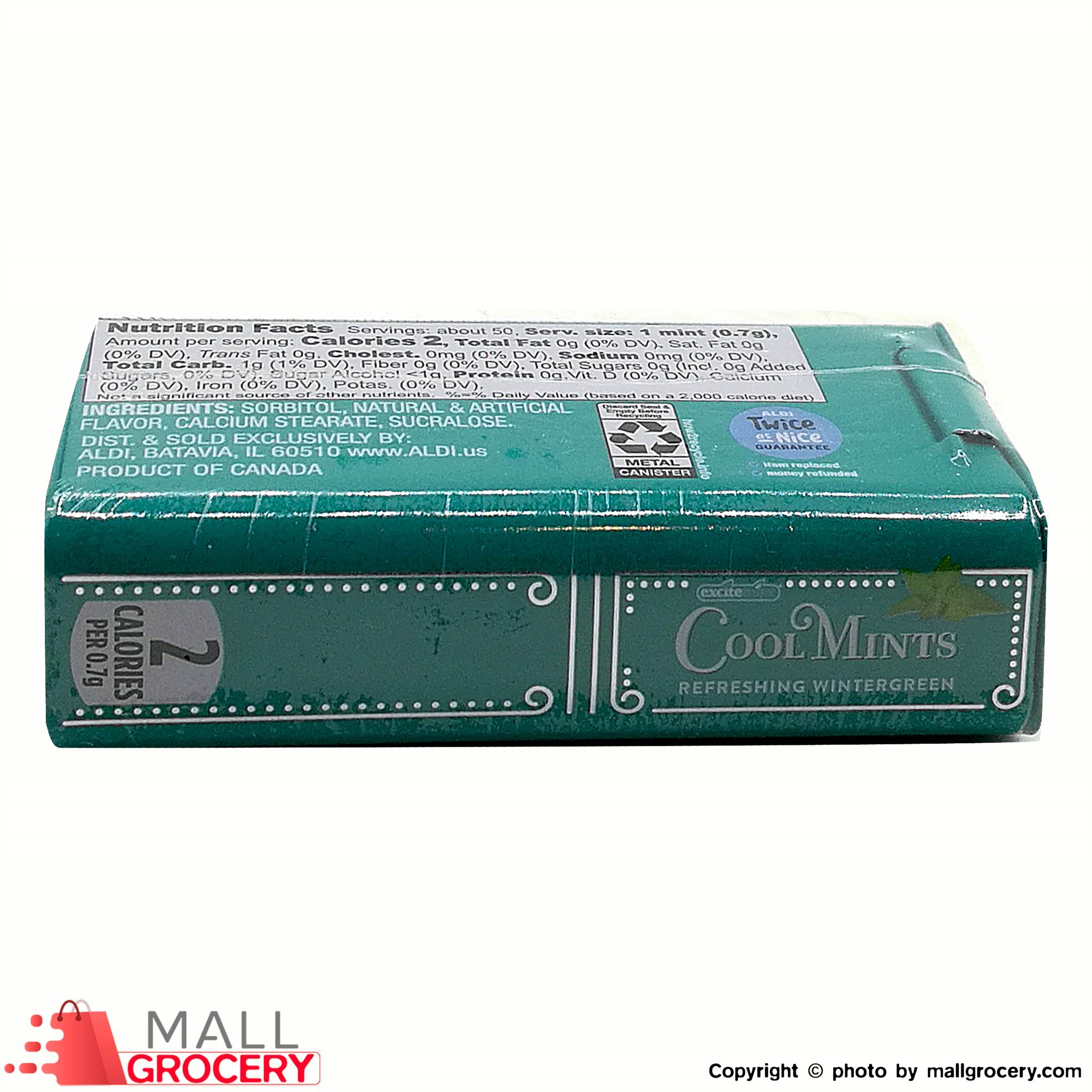 Cool Mints-Refreshing Wintergreen Sugar-Free 1.2 Oz 34 Gr - Image 3