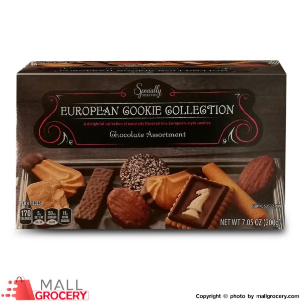 Specially Selected-European Cookie Collection Chocolate Assortment 4.05 Oz 200 Gr