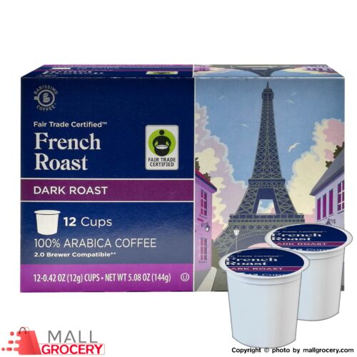Barissimo-French Roast Coffee 12x12 Gr Single Serve Cups 5 Oz 144 Gr