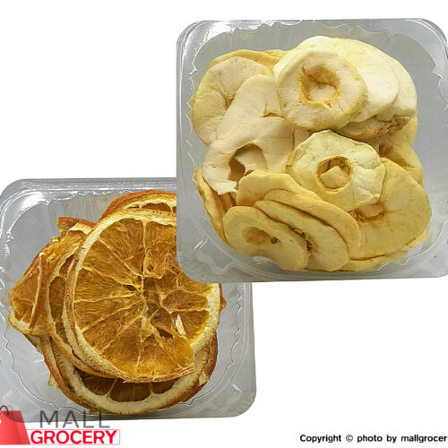BULK-Dried APPLE & ORANGE 2 X 100 Gr