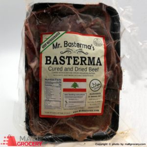 Cured Dried Beef Frozen Halal-Mr.bastermas - Basterma