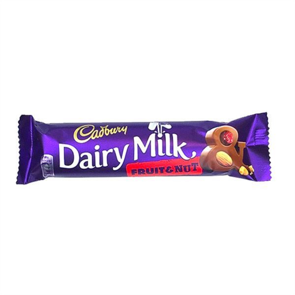 Cadbury-Dairy Milk Fruit Nut - 1.8 Oz Bar 49 Gr