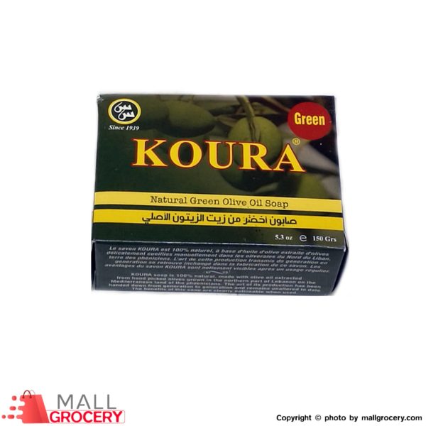 Koura Natural Green Olive Oil Soap 5.3 Oz