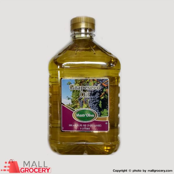 101.4 Fl Oz-Master Olivo Grapeseed Oil 3 L