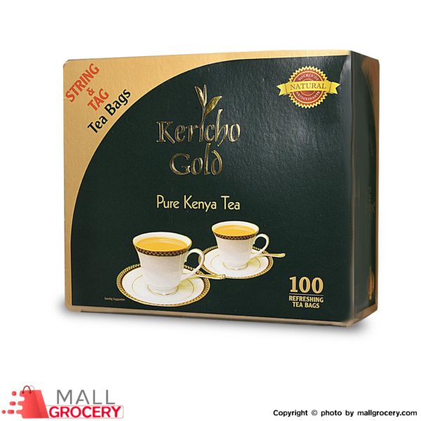 Kericho Gold Pure Kenya Tea 100 Tea Bag 7.5 Oz 200 Gr