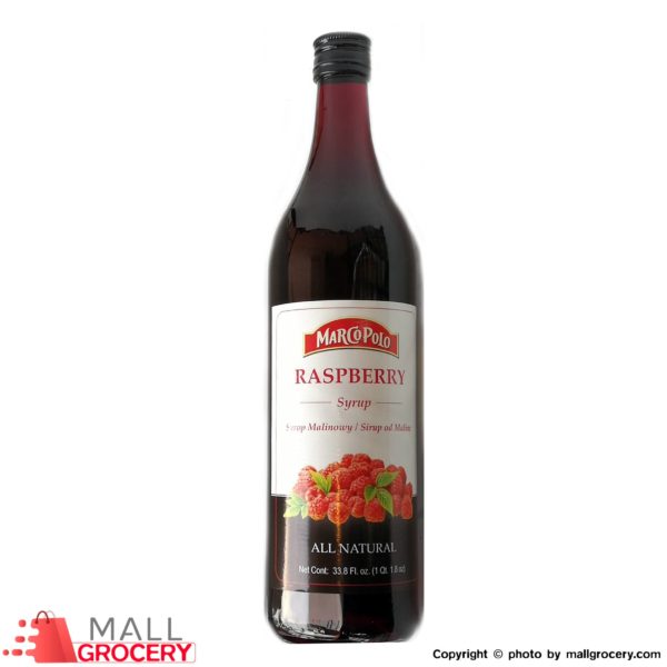 Marcopolo-Raspberry Syrup 33.8 Fl Oz