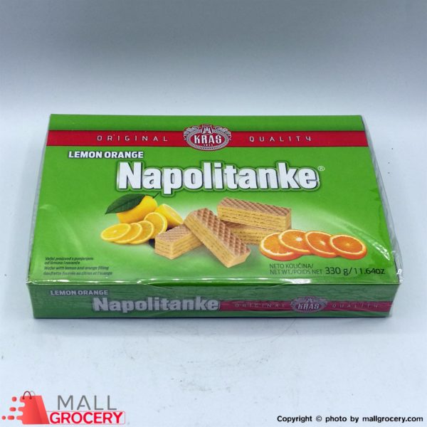 Kras-Lemon Orange Wafer Napolitanke 11.64 Oz 330 Gr