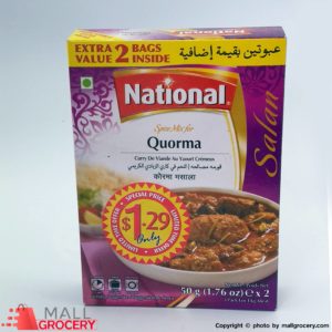 National-Spice Mix For Quorma 1.76 Oz 50 Gr