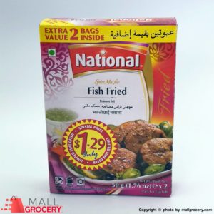 National-Spice Mix For Fish Fried 1.76 Oz 50 Gr