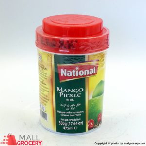 National-Mango Pickle In Oil 17.64 Oz 500 Gr