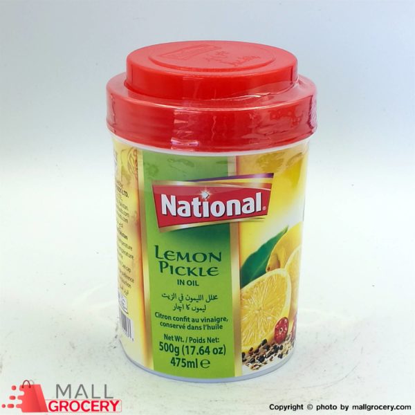 National-Lemon Pickle In Oil 17.64 Oz 500 Gr