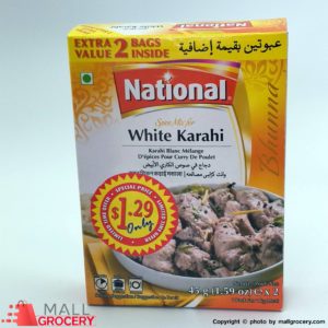 National-Spice Mix For White Karahi 1.59 Oz 45 Gr