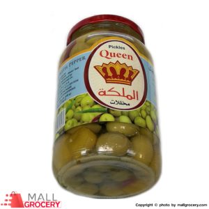 Queen-Olives With Pepper 10 Oz