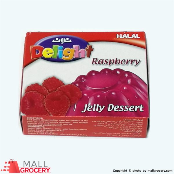 Delight-Halal Raspberry Jelly Dessert 3 Oz